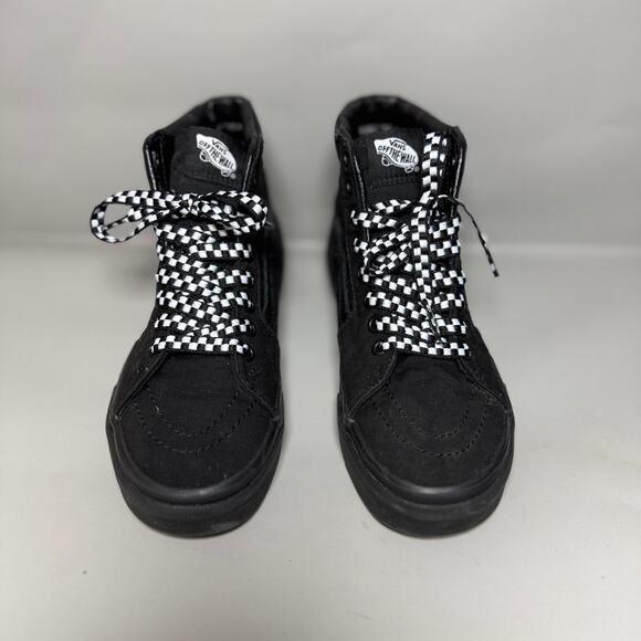 Black Vans SK8-Hi - Picture 7 of 8